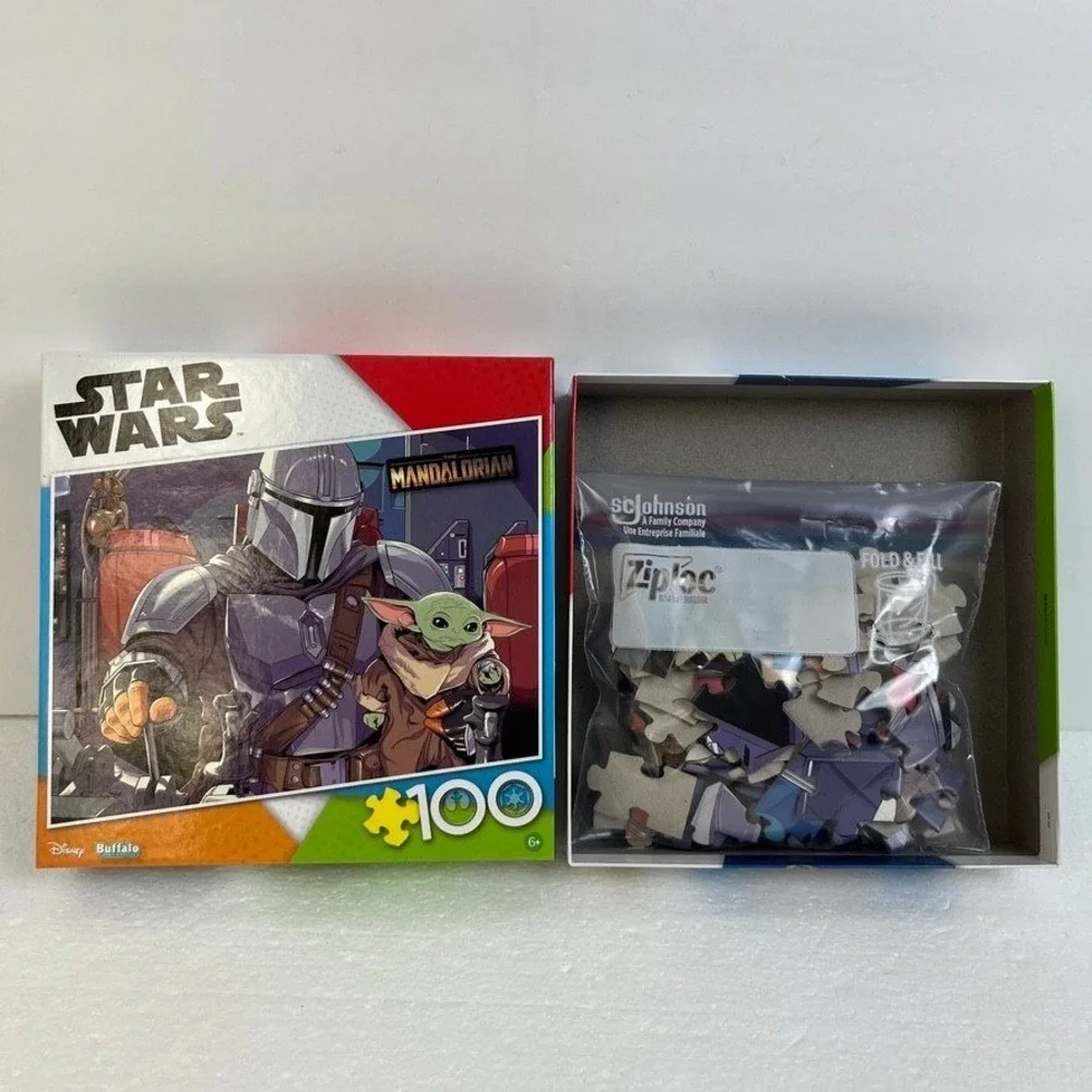 Buffalo Games Star Wars Mandalorian Grogu 100 Piece Jigsaw Puzzle‎ Disney